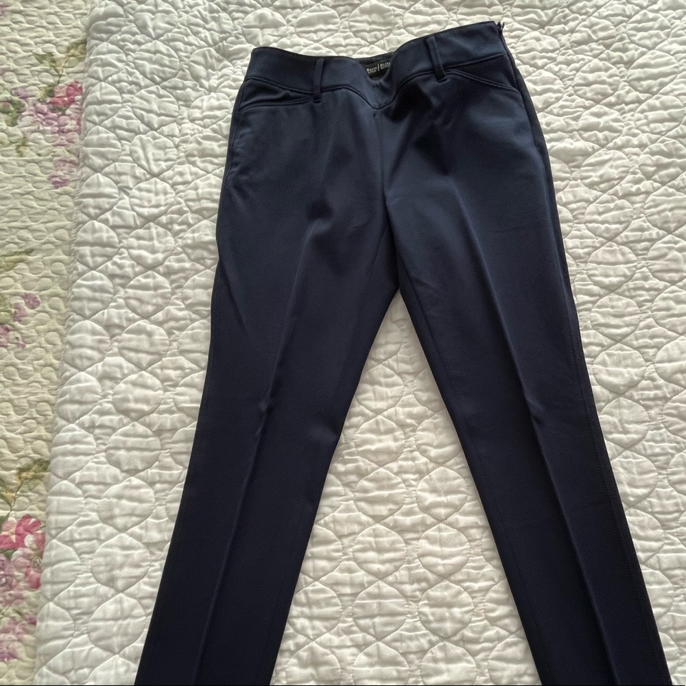 WHBM Navy Slacks - Picture 4 of 5